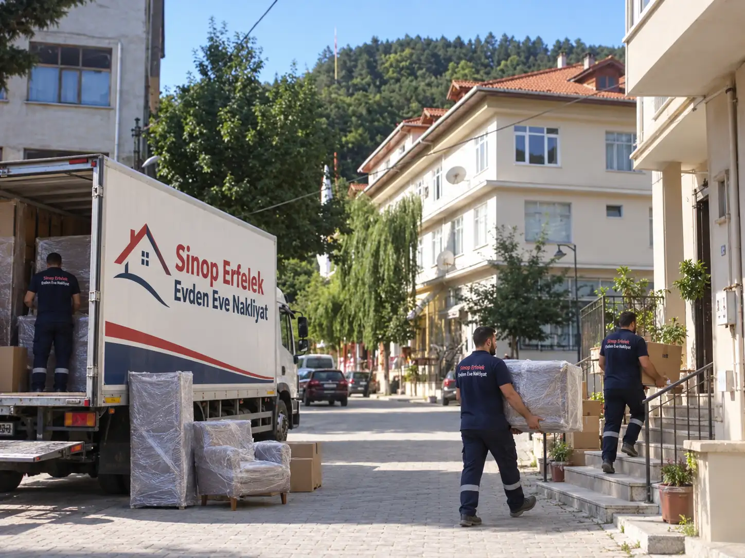 Erfelek Evden Eve Nakliyat personeli